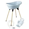 Image de Pack baignoire VASCO 5 en 1 Fleur bleue - Fabriqué en France