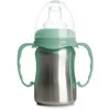 Image de Tasse d'apprentissage - THERMOBABY - Inox - 180 ml - Vert Cactus - Ergonomique et anti-fuites