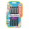 Image de Paper Mate Flair Original - 5 Feutres - Noir - pointe moyenne 0.7 mm, Sous blister