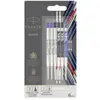 Image de Parker Pen, Cartouche de rechange + encrier, Jotter London kuglepen og Gel Pen Refill Discovery pakke: 3 Quinkflow Refiller til kuglepenne &... (Bleu, Noir, 3 pcs)