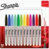 Image de Sharpie, Marqueur, Marqueur pointe fine ronde F 12 couleurs pastel (12x)