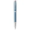 Image de PARKER IM PREMIUM Stylo plume, Bleu gris, Plume fine, encre bleue, Coffret cadeau
