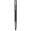 Image de PARKER VECTOR XL Stylo roller, laque noire métallisée sur laiton, recharge noire pointe fine, Coffret cadeau