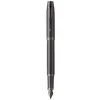 Image de Stylo plume Parker IM Monochrome, Gris acier, plume fine, encre bleue, Coffret cadeau