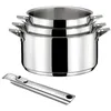Image de CUISINOX - ECLIPSE - Série de 3 casseroles 16/18/20cm