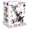 Image de Tricycle évolutif 3 en 1 Smoby Baby Driver Rose