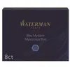Image de Etui de 8 cartouches longues d’encre Waterman Bleu mystère