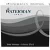 Image de Waterman, Cartouche de rechange + encrier, Cartouches d'encre (Noir, 6 pcs)