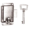 Image de Serrure vitrines à pattes largeur 40 mm zingué VACHETTE 11221000