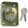 Image de Serrure V135 50x25mm gauche cylindrique diamètre 20mm longueur 30mm poli 2 clés - VACHETTE - 11711000