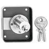 Image de Serrure de sûreté V135 50x25mm gauche cylindre diamètre 20mm longueur 40mm poli 2 clés - VACHETTE - 11736000