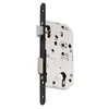 Image de Serrure à larder D445 clé I axe 45mm bout rond finition noir sans gâche - VACHETTE - 22686000