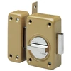 Image de Verrou V136 bouton pêne 110 bronze cylindre 45 mm VACHETTE 16104000
