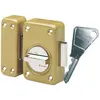 Image de Vachette - Verrou de securite a bouton pour porte de 36 a 40 mm Vachette V136