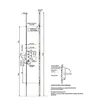 Image de Serrure 4 points série 20215 automatique L2150mm têtière 18mm Axe 40mm bout carré sans gâche - VACHETTE - 26769000