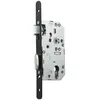 Image de Serrure à larder D455 clé I axe 50mm bout rond finition noir sans gâche - VACHETTE - 22700000