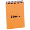 Image de Bloc Rhodia Classic 80 feuilles Q.5x5 Couverture Orange
