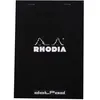 Image de Bloc agrafé Rhodia N°16 Dot Pad 80 Feuilles Noir