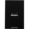 Image de Bloc agrafé Rhodia N°19 Dot Pad 80 Feuilles 21 x 31,8 cm Noir