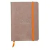 Image de Carnet broché souple rhodiarama taupe - 10,5 x 14,8 cm - ligné - 144 pages - taupe - rhodia
