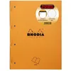 Image de Lot de 3 blocs agrafés perforées de cours Rhodia N°20 SY Orange