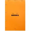 Image de Bloc Rhodia N°20P LM Orange PERFO 80 Feuilles