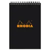Image de Bloc spiralé 80 feuillets A5 Rhodia N°16SP Q5 Noir