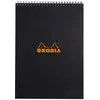 Image de Bloc Rhodia NotePad A4 Ligné 80 Feuilles 21 x 29,7 cm Noir