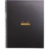 Image de Cahier sémi-rigide Rhodia NoteBook A4+ 160 Pages 21 x 31,8 cm Noir
