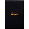 Image de Bloc Notes Rhodia N°19 Q5, 80 feuilles petits carreaux, Noir