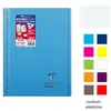 Image de Cahier - 24x32(cm) - Grands carreaux - 160 pages - couverture en polypro - à spirale - Clairefontaine - Koverbook