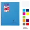 Image de Cahier - 24x32(cm) - Petits carreaux - 160 pages - couverture en polypro - à spirale - Clairefontaine - Koverbook