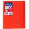 Image de Cahier de 96 pages A5 Seyès Clairefontaine Koverbook 17 x 22 cm Rouge