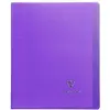 Image de Cahier Clairefontaine Koverbook protège-cahier piqué polypro 96 pages Séyès 17 x 22 cm Violet Transparent