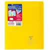 Image de Cahier de 96 pages A5 Seyès Clairefontaine Koverbook 17 x 22 cm Jaune