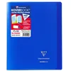 Image de Cahier piqué Clairefontaine Koverbook 17 x 22 cm 96 pages grands carreaux Bleu Marine