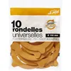 Image de Sachet de 10 rondelles à bocaux 10 cm - Le Parfait - Orange - Caoutchouc
