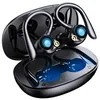 Image de Ecouteurs sans fil Bluetooth YYK-580 Noir avec crochets d'oreille pour le sport/course/travail/jeux