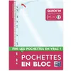 Image de Pochette Perf Oxford Qkin Bloc 40 A4 Pp90 Lisse Incol Fr