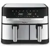Image de Moulinex EZ905D20 Friteuse à air avec double, Friteuse, Argent, Noir