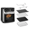 Image de Moulinex Easy Fry Multifunction AL556DF0 friteuse Unique 15 L Autonome Friteuse d’air chaud Noir, Acier inoxydable