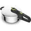 Image de Tefal Secure Trendy Cocotte-minute 4l sans panier (P2580400), Acier inoxydable, Poêle + casserole, Argent