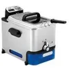 Image de Tefal Oleoclean Pro FR804015 Inox & Design - Friteuse - 3.5 litres - inox brossé / bleu