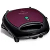 Image de Moulinex Break Time SJ615612 - Tosti ijzer et Wafelijzer, Gaufrier, Noir, Violet