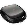 Image de Tefal Snack Time SW341812 - Gaufrier/machine à croque-monsieur - 700 Watt - gris/noir