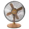 Image de EWT 904240 Ventilateur de table Wood Air Floor 45W argent/imitation bois, Ventilateur, Marron
