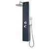 Image de Colonne de douche hydromassante eris gris anthracite