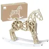 Image de Jouet à bascule en bois : cheval à bascule diamant