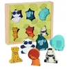 Image de Figurines en bois Mes histoires de jungle