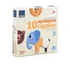 Image de Coffret de magnets en bois : 10 animaux rigolos - Ingela P.Arrhenius